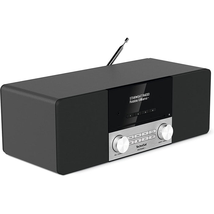 TechniSat DIGITRADIO 3 - Stereo DAB Radio Kompakt anlage DAB+ UKW CD USB Bluetooth schwarz