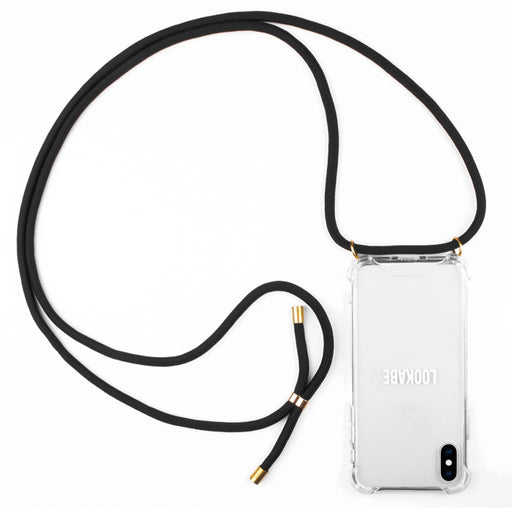 Produktbild Handykette - LOOKABE Necklace Case Handykette für iPhone X/Xs Handykette mit Handyhülle Gold/Schwarz