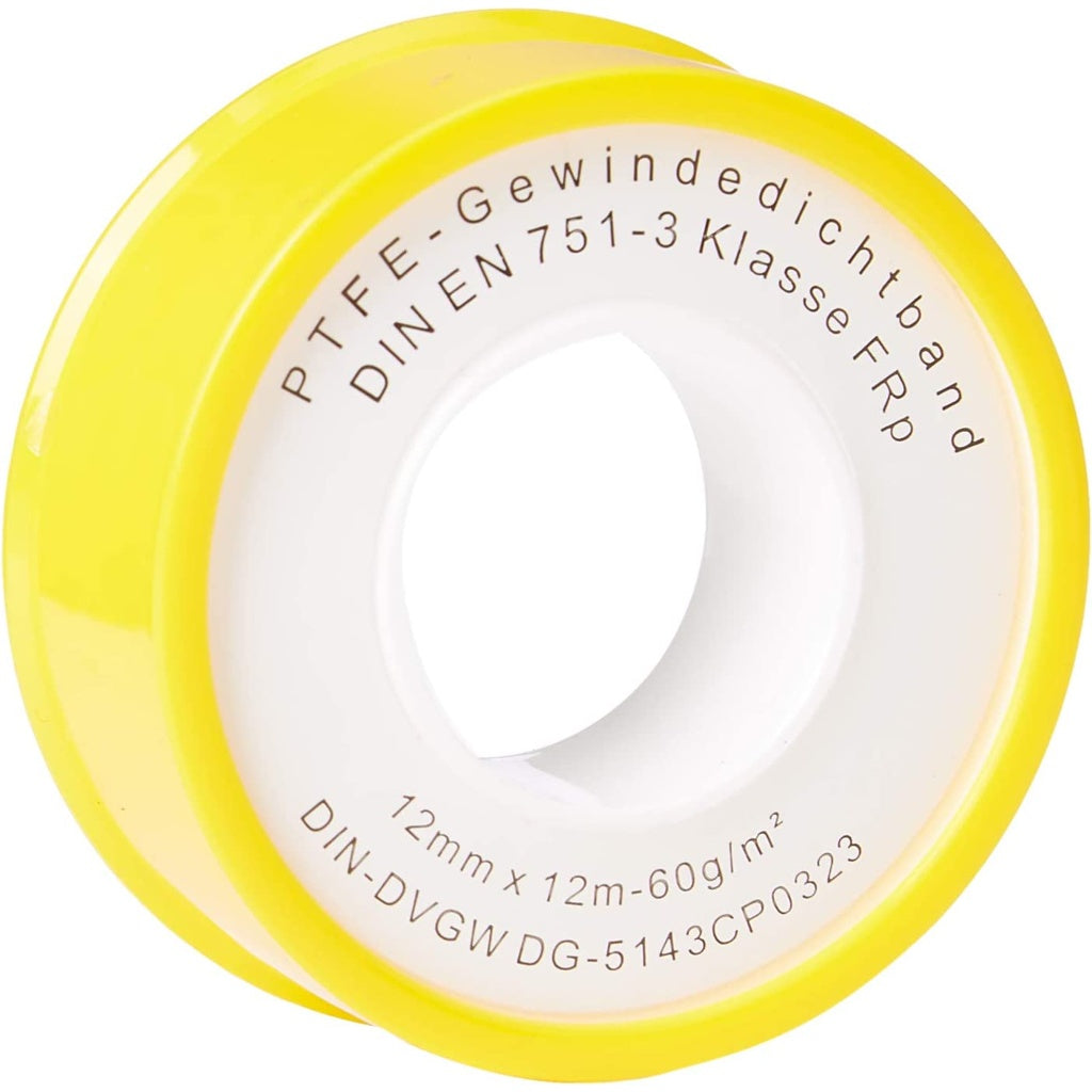 Produktbild Sonstiges - PTFE Gewindedichtband Rolle FRp für Feingewinde Teflonband in Gelb