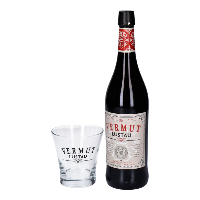 Lustau Vermut Red Geschenk mit Glas 1 x 0,75 L