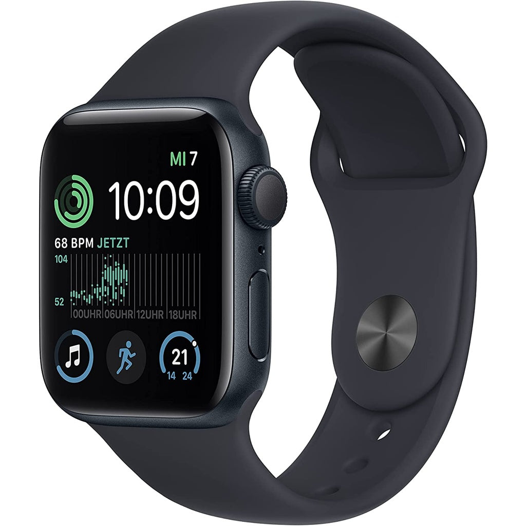 Produktbild Smartwatch - Apple Watch SE 2 40mm GPS + 4G Mitternacht Aluminiumgehäuse mit Sportarmband Mitternacht S/M