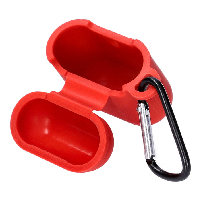 Swipe Silicone AirPods Carry Case red Compatible with Generation 1&2 Airpods