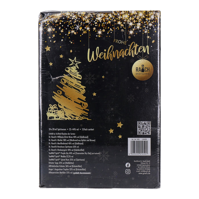 Dr. Rauchs Spirituosen Adventskalender 24 x 0,02 L