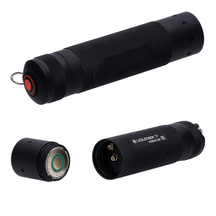 Ledlenser T² taktische LED Taschenlampe 240 Lumen Leuchtweite 180m robustes  Metallgehäuse