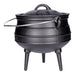 TP Potjie Pot 2, BBQ Dreifuß Kochtopf, Dutch Oven Feuerkessel mit Deckel und Füßen, Pot 2