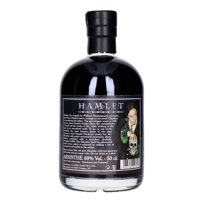 Schwarzer Absinth Hamlet Hardcore Black 1x 0,5 L