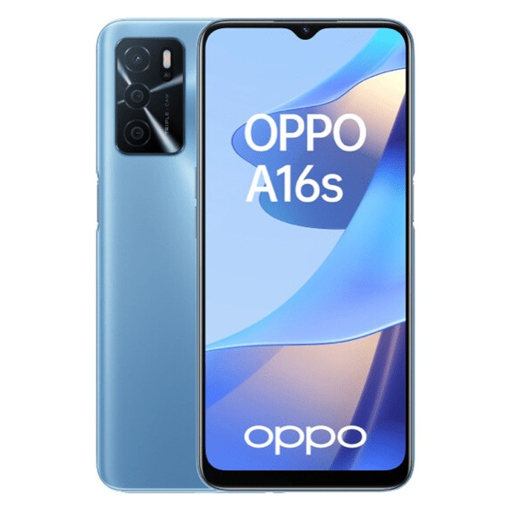 Produktbild Smartphone - OPPO A16s 4G Dual-SIM 64GB Pearl Blue