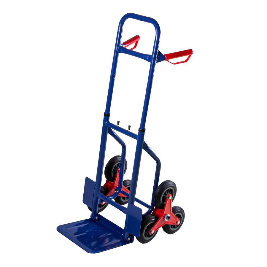 Im Altbau ohne Aufzug endet jede Lieferung im dritten Stock — und die normale Sackkarre bleibt an der ersten Stufe stehen.
