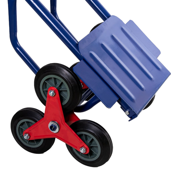 Treppensackkarre Klappbar Bis 150kg - 10 Räder Transportwagen Mit Höhenverstellung