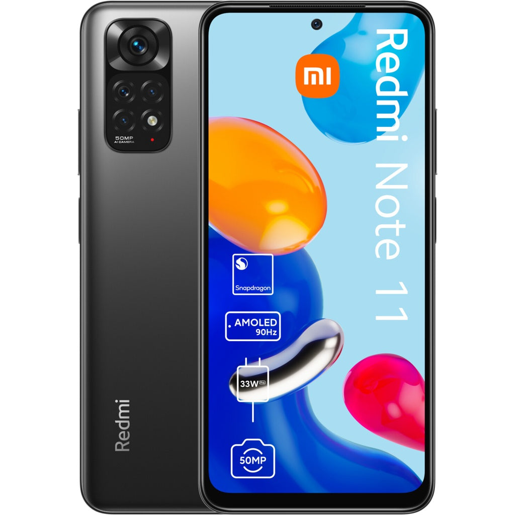 Produktbild Smartphone - Xiaomi Redmi Note 11 DS 128GB Graphite Gray 4GB RAM