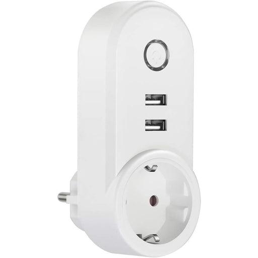 Produktbild Smarte Steckdose - Muvit IO Intelligente WLAN-Steckdose mit 2USB Port