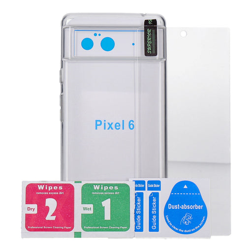 Produktbild Smartphone-Hülle - Google Pixel 6 Backcover clear inkl. Schutzglas