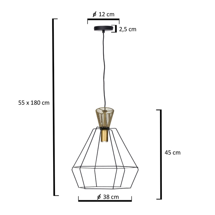 Steinhauer 2421ZW Pendelleuchte Lillehammer