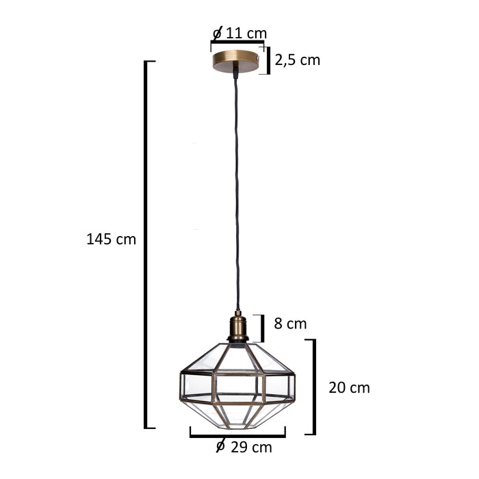 Steinhauer 3312BR Pimpernel Hängeleuchte