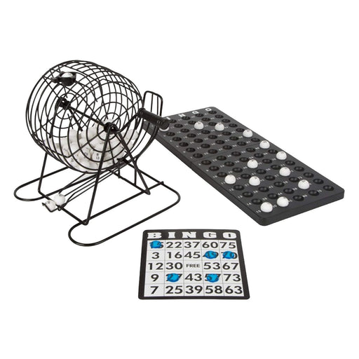 Produktbild Spielzeug - Bingo Set mit Trommel aus Metall und 75 Kugeln