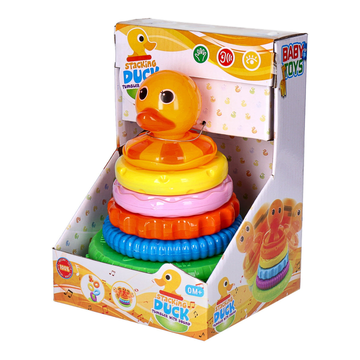 Produktbild Spielzeug - Babytoys Entenstapel mit Musik 0M+