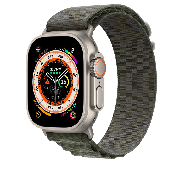 Apple Watch Alpine Loop 49mm grün Größe: M