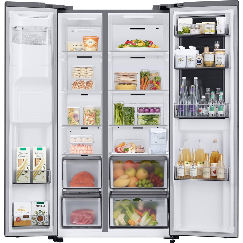 Produktbild Kühlschrank - Samsung RH68B8521B1/EG Side-by-Side Kühlkombination Freistehend 627 l E Schwarz