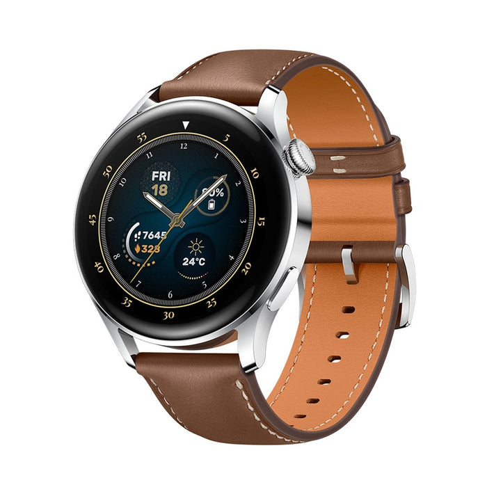 Huawei Watch 3 Classic LTE 46mm Lederarmband Braun