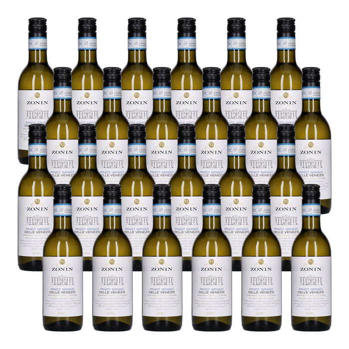 Zonin Pinot Grigio Weißwein 24 x 0,25 L