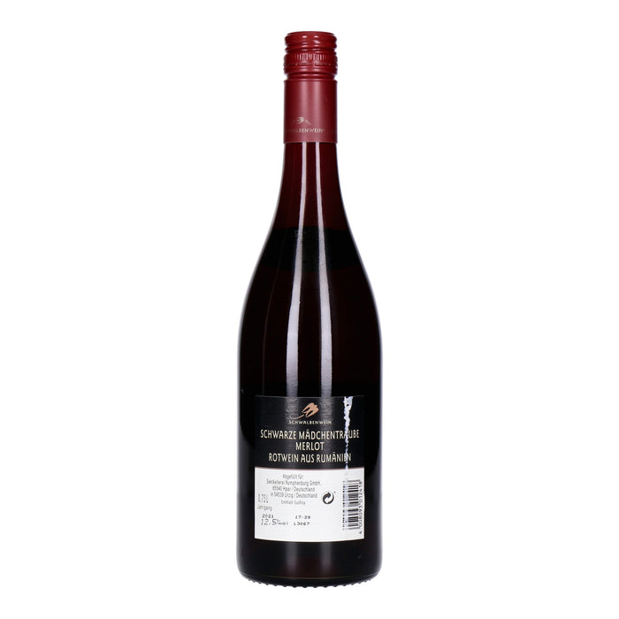 Schwalbenwein Schwarze Mädchentraube Merlot 1 x 0,75 L