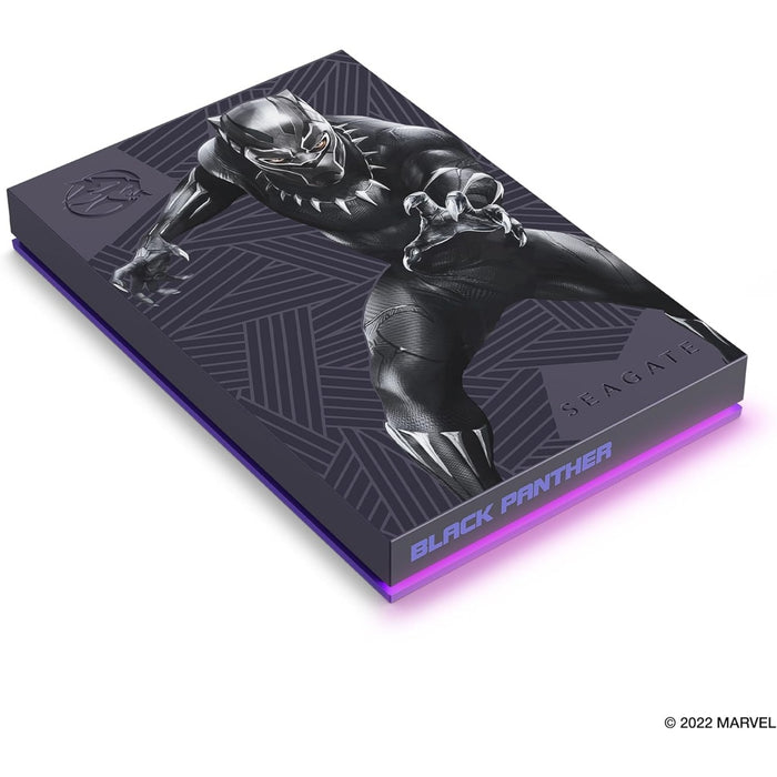 Seagate FireCuda RGB Gaming Festplatte 2TB Black Panther Special Edition