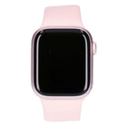 Apple Watch Series 9 41mm GPS + 4G Rosé Aluminiumgehäuse mit Sportarmband Hellrosa S/M