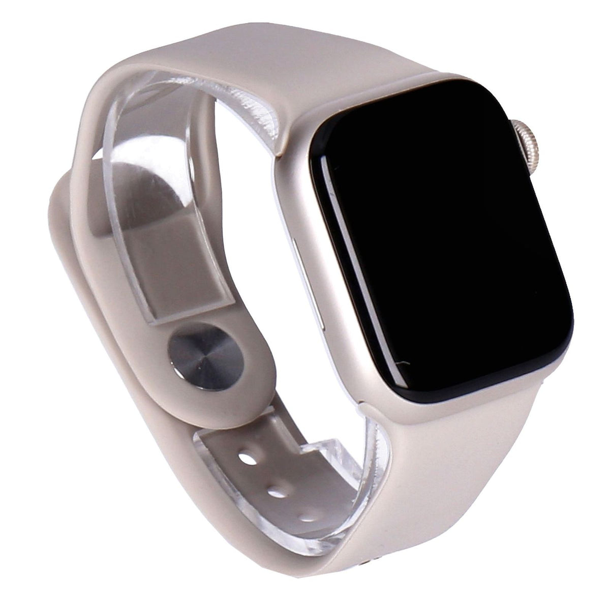 Produktbild Smartwatch - Apple Watch Series 9 41mm GPS + 4G Polarstern Aluminiumgehäuse mit Sportarmband Polarstern S/M