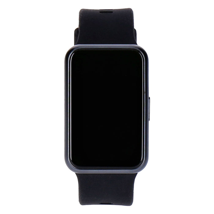 HUAWEI Watch Fit New TIA-B09 Graphite Black mit Silikonarmband Schwarz