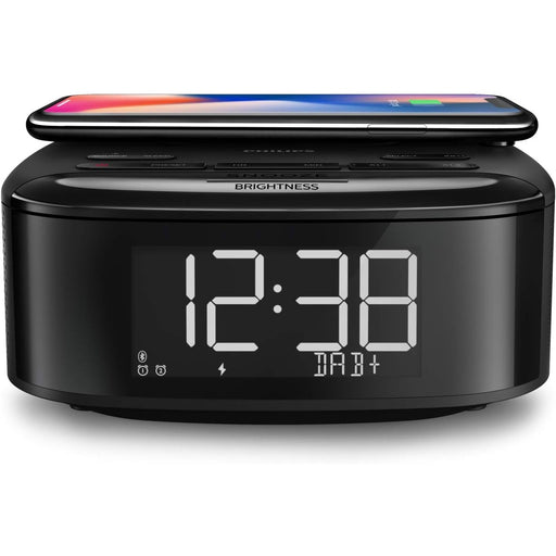 Produktbild Radiowecker - Philips R7705/10 Radiowecker DAB+/FM Radio USB Bluetooth Wireless Ladestation schwarz