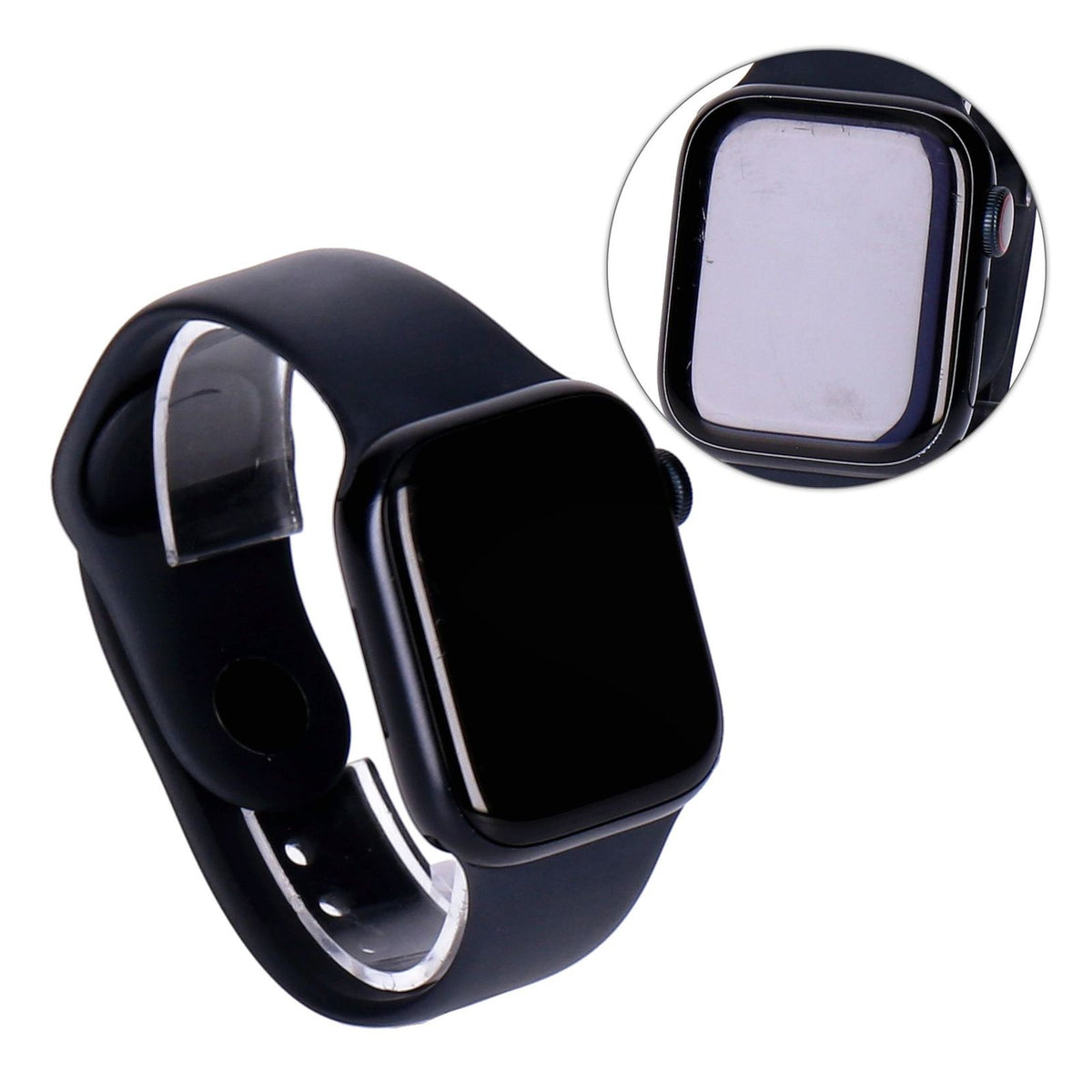 Produktbild Smartwatch - Apple Watch Series 9 41mm GPS + 4G Mitternacht Aluminiumgehäuse mit Sportarmband Mitternacht S/M
