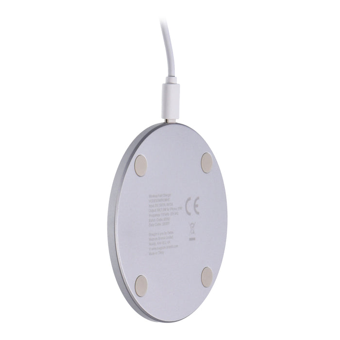 Induktive Qi Ladestation universal mit USB-C Anschluss 10 W weiß