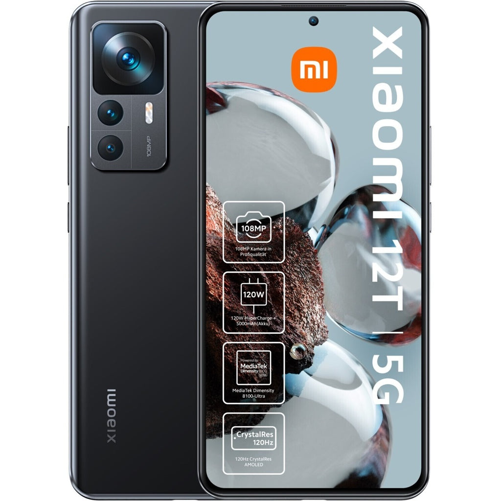 Produktbild Smartphone - Xiaomi 12T 5G Dual-SIM 256GB Black