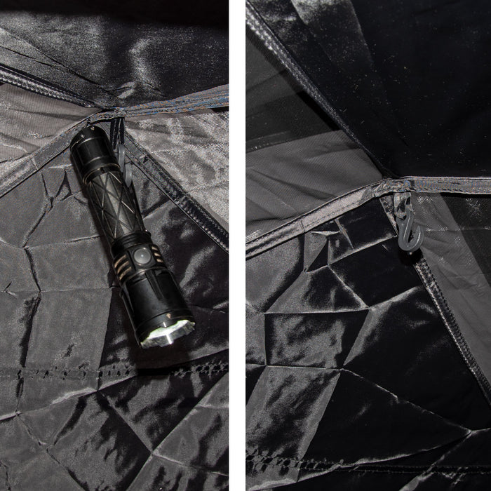 Campingzelt für 3-4 Personen doppelwandig, stabil wasserdicht, verdunkelter Innenraum grün/braun