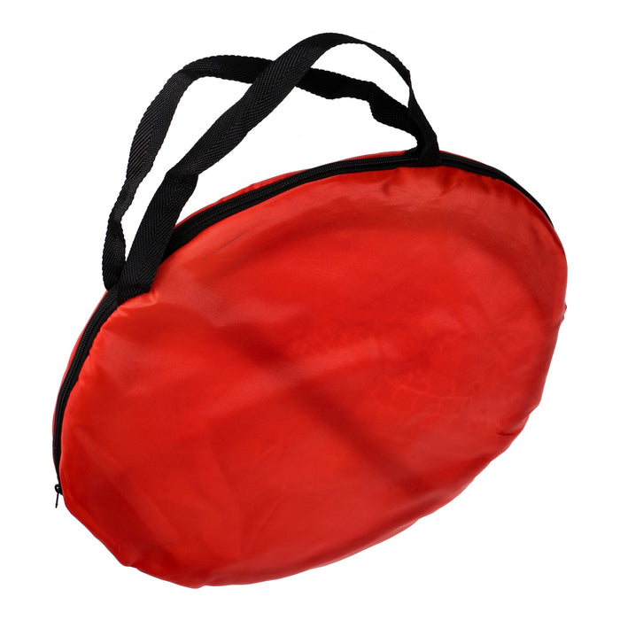 2x Kapler Fussballtor in rot Pop-up-90x60x60cm