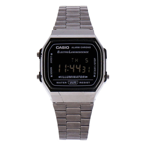 Produktbild Quarzuhr - Casio Vintage A168WEGG-1BEF Anthrazit Edelstahl