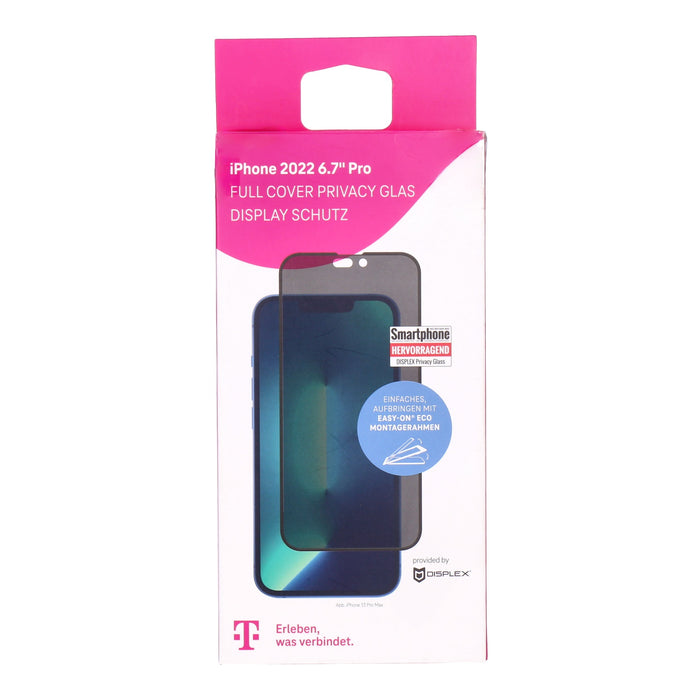 Displex Full Cover Privacy Glas für iPhone 13 Pro Max 6.7"