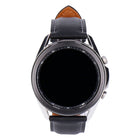 Samsung Galaxy Watch 3 R840 45mm Mystic Silver Edelstahlgehäuse Silber, Lederarmband Schwarz