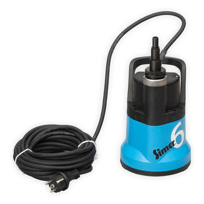 Tauchpumpe Simer 6 Flachabsaugend bis 2mm Transportable Tauchpumpe