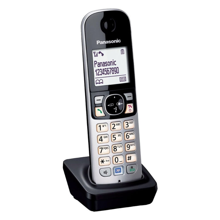 Panasonic KX-TGA681EXB Telefon-Mobilteil für KX-TG681, KX-TG682, KX-TG688, KX-TG689 schwarz