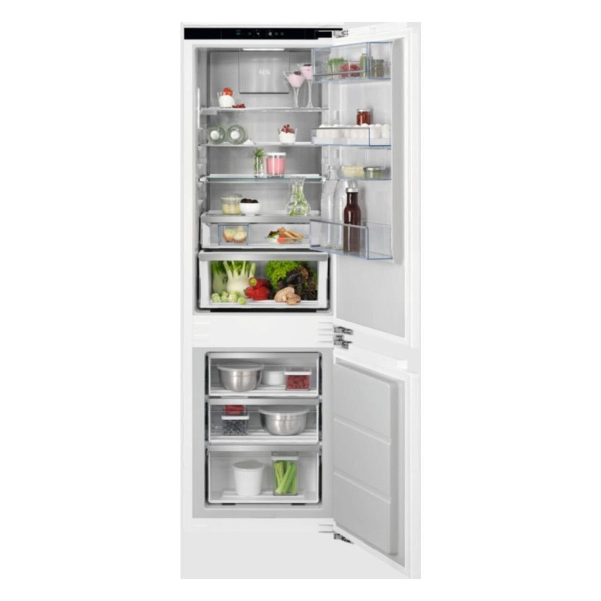 Produktbild Einbaukühlschrank - AEG Einbaukühlgefrierkombination TSC8M181DC NoFrost