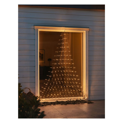 Produktbild LED-Lichternetz - Konstsmide LED Lichternetz "Triangel" mit 171 Lichtern in Bernstein 4039-800