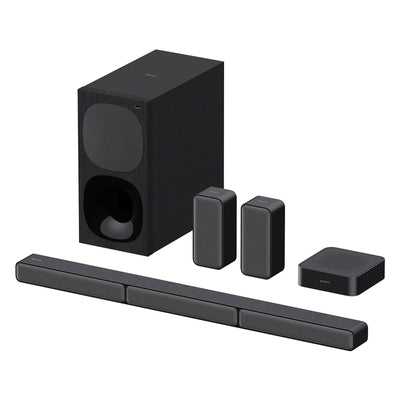 HT-S40R 5.1-Kanal-Soundbar mit Subwoofer und Rear Speaker USB Bluetooth 600 Watt schwarz