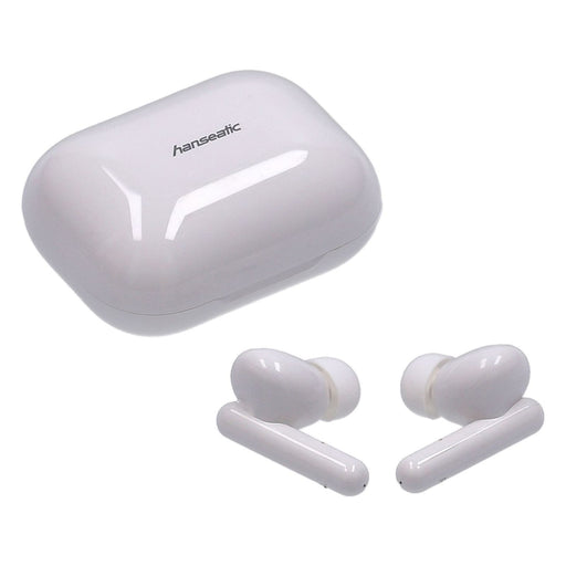 Produktbild wireless In-Ear-Kopfhörer - Hanseatic HWE-23 Wireless In-Ear Bluetooth Kopf hörer weiß