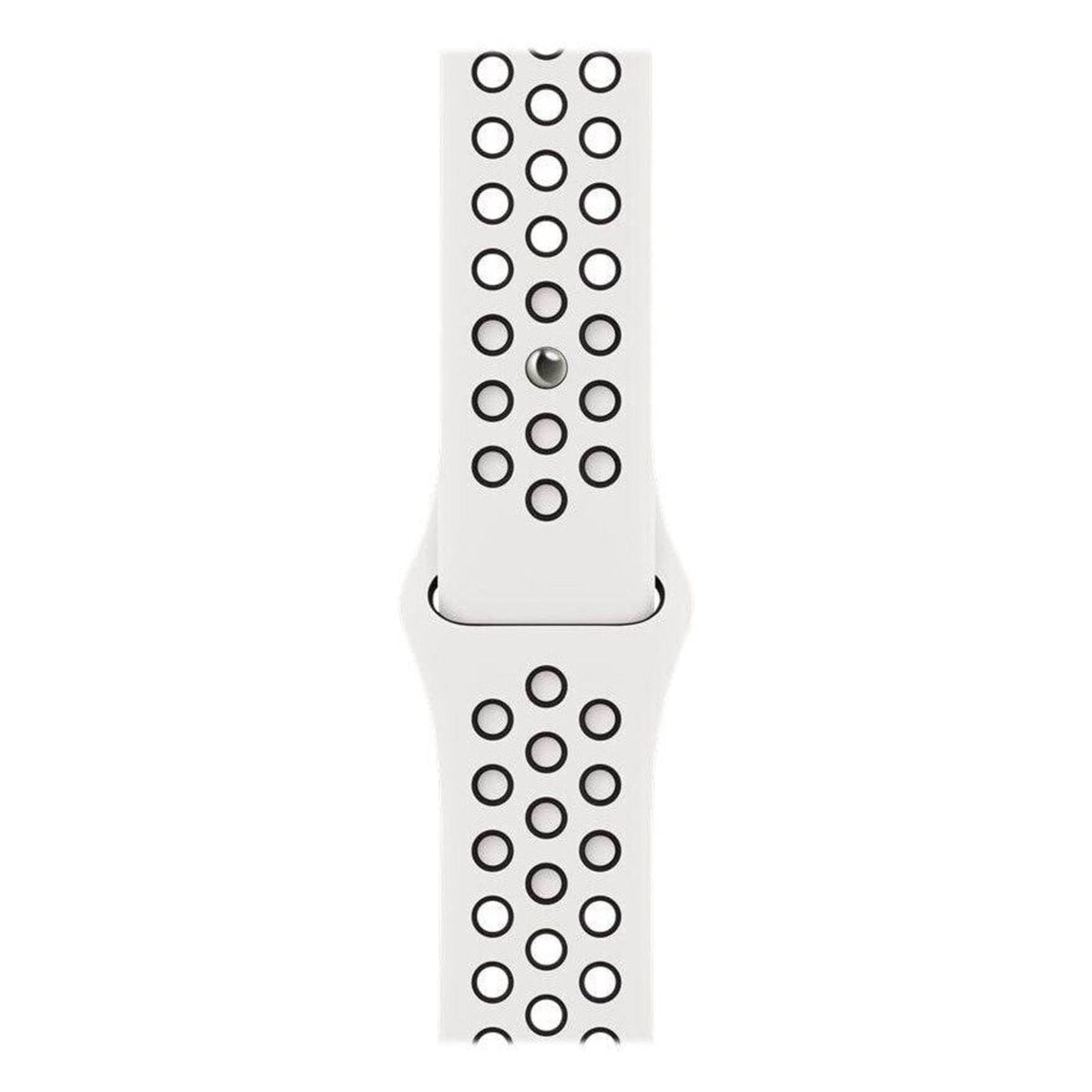 Produktbild Smartwatch-Armband - Apple Nike Sport Band MPH13ZM/A für Apple Watch 45mm Summit White/Black
