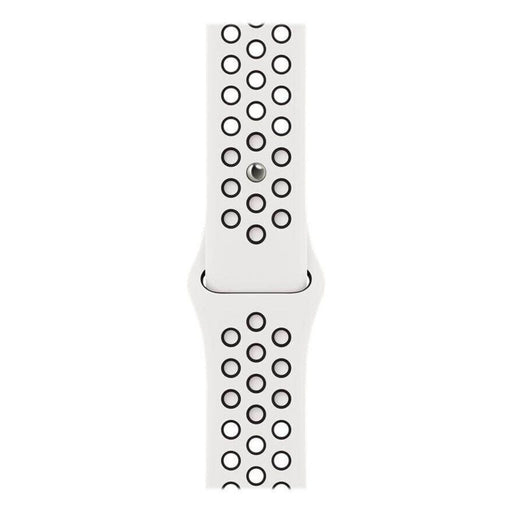 Produktbild Smartwatch-Armband - Apple Nike Sport Band MPH13ZM/A für Apple Watch 45mm Summit White/Black