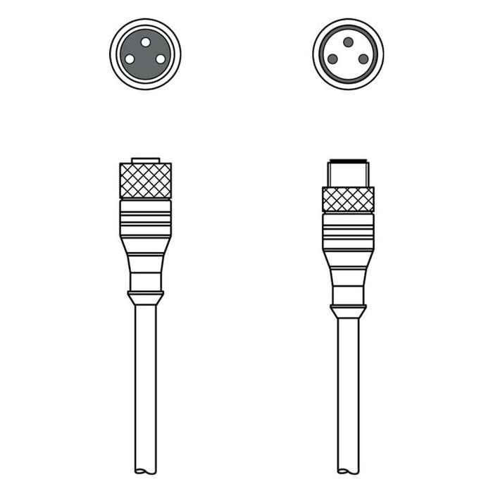 Leuze Verbindungsleitung KDS U-M8-3A#50130903
