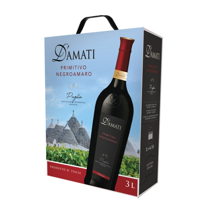 D'Amati Negroamaro-Primitivo 1 x 3 L