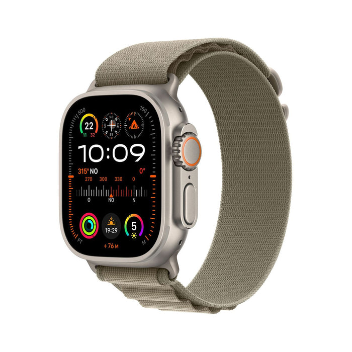 Apple Watch Ultra 2 49mm GPS + 4G Titangehäuse Alpine Loop Olive Gr. M