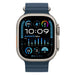 Apple Watch Ultra 2 49mm GPS + 4G Titangehäuse Ocean Armband Blau